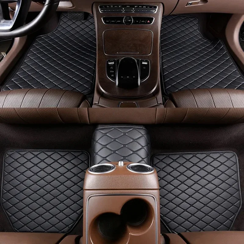 Car Floor Mats 5Pcs PU Leather - đánh giá và giá Car Floor Mat Rubber