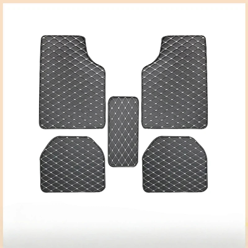 Car Floor Mats 5Pcs PU Leather - đánh giá và giá Car Floor Mat Rubber