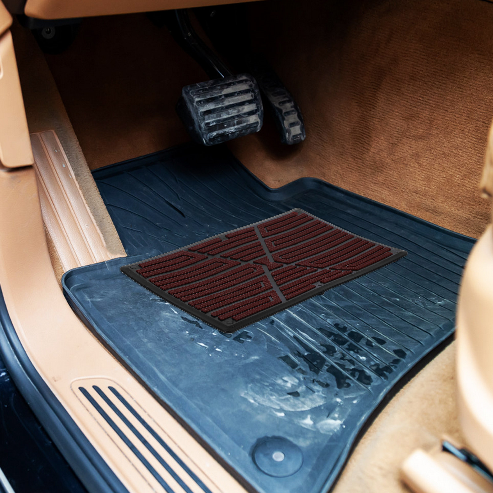 1Set Car Pedal Mat Patch Non-S - đánh giá và giá Car Floor Mat Rubber
