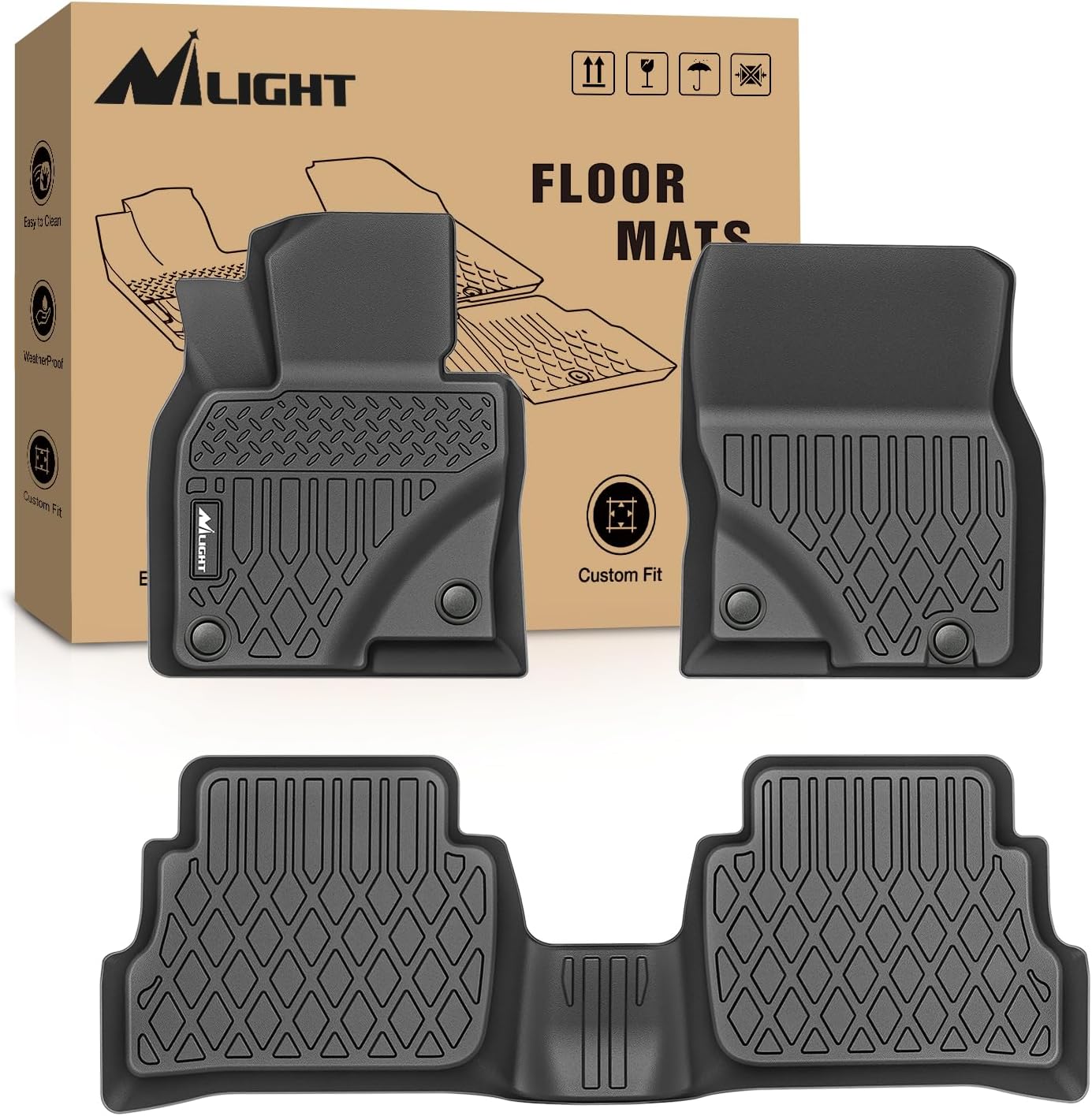 Nilight Custom Fit TPE Floor M - đánh giá và giá Car Floor Mat Rubber