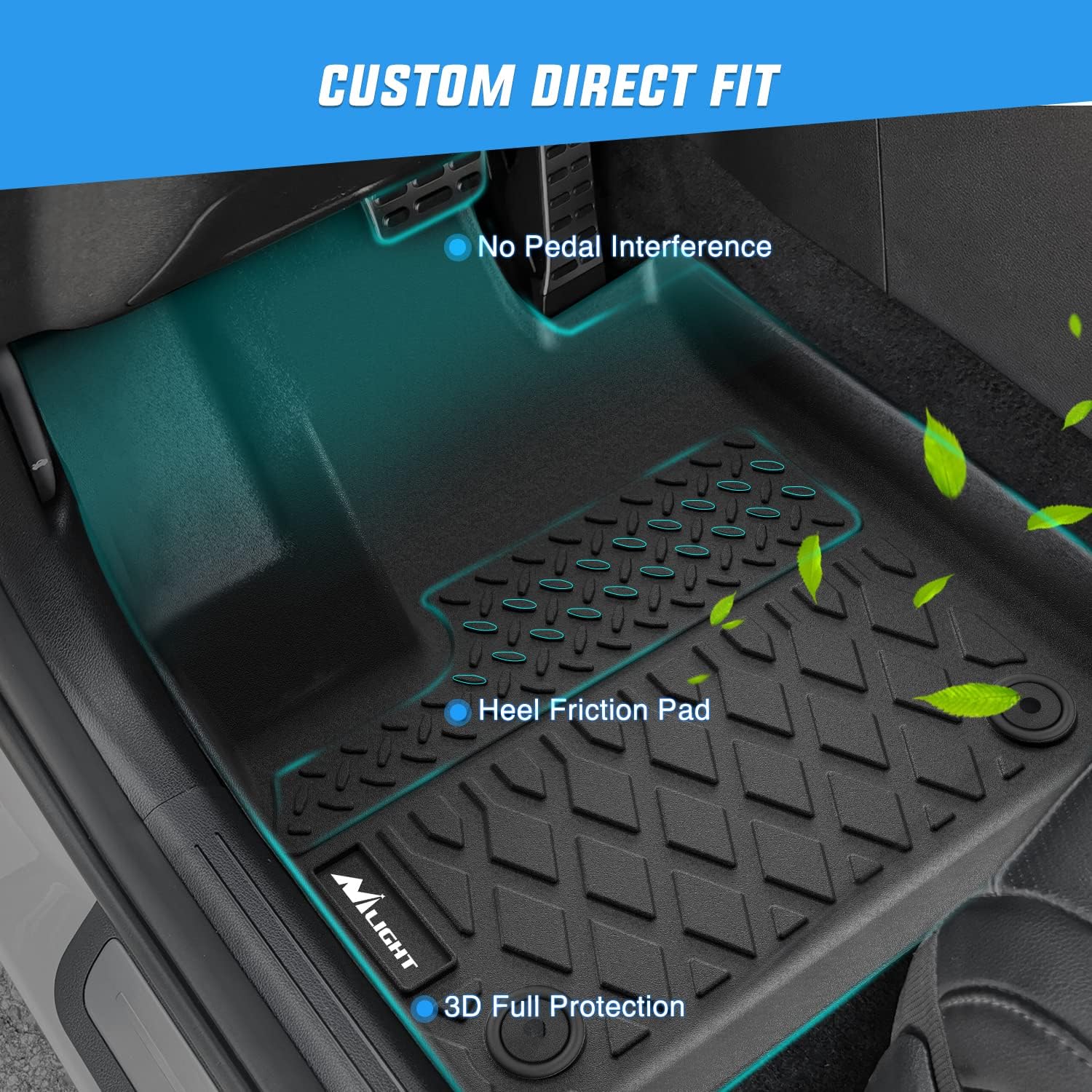 Nilight Custom Fit TPE Floor M - đánh giá và giá Car Floor Mat Rubber