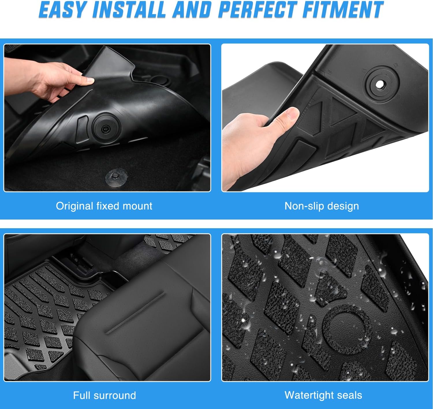 Nilight Floor Mats for Chevy S - đánh giá và giá Car Floor Mat Rubber