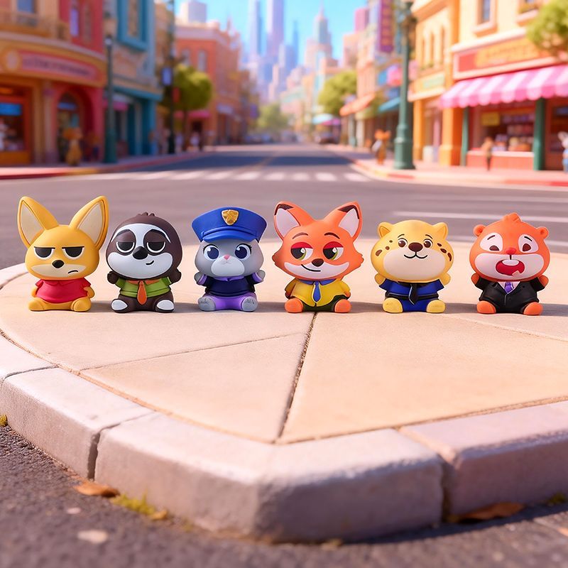 Zootopia resin small figurine  - đánh giá và giá Car Accessories For Dashboard