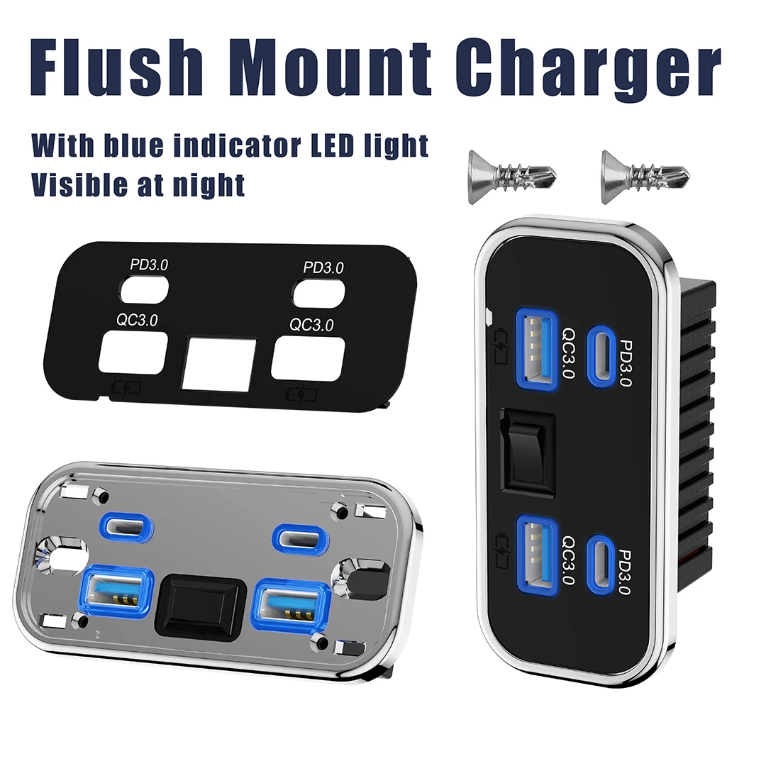76W Dual PD Dual QC3.0 Type C  - đánh giá và giá Car Accessories Thailand