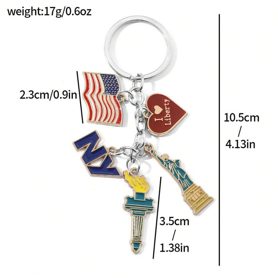 1pc Fashion National Flag Keyc - đánh giá và giá Car Accessories York