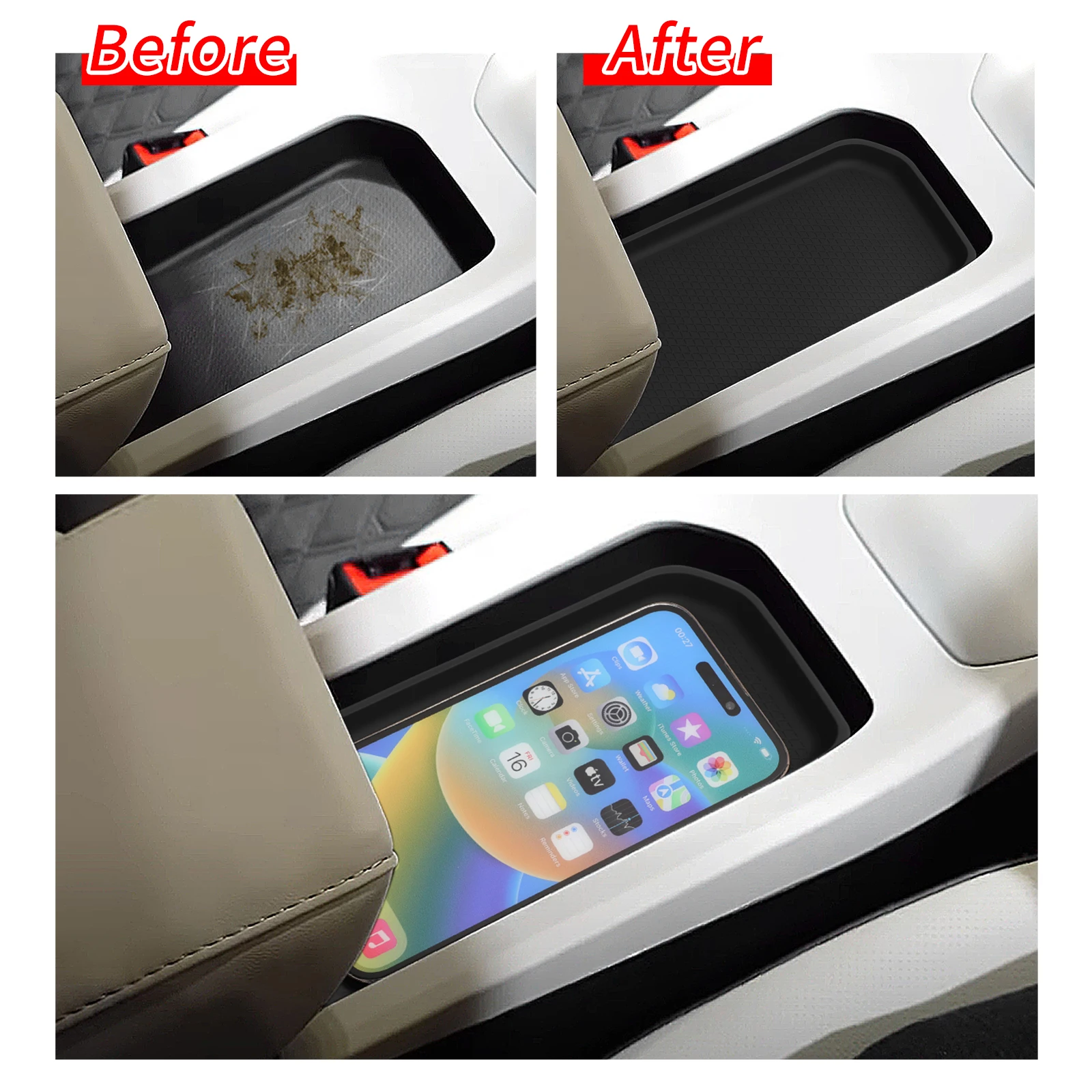 Car Center Console Storage Pad - đánh giá và giá Car Accessories Thailand