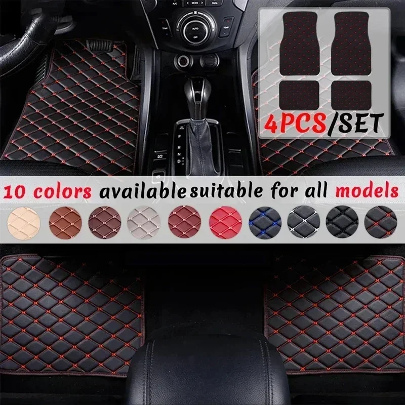 Car Floor Mats 4PCS Universal  - đánh giá và giá Car Floor Mat Rubber