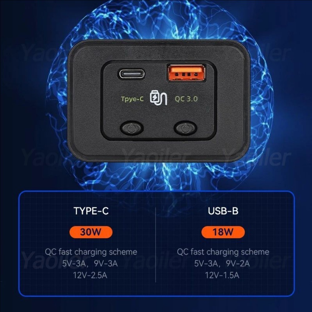 48W 12V USB Outlet Panel PD 30 - đánh giá và giá Car Accessories Thailand