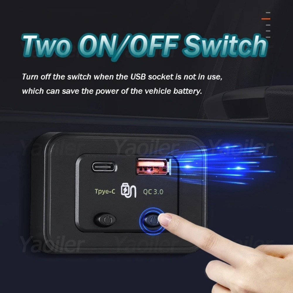 48W 12V USB Outlet Panel PD 30 - đánh giá và giá Car Accessories Thailand