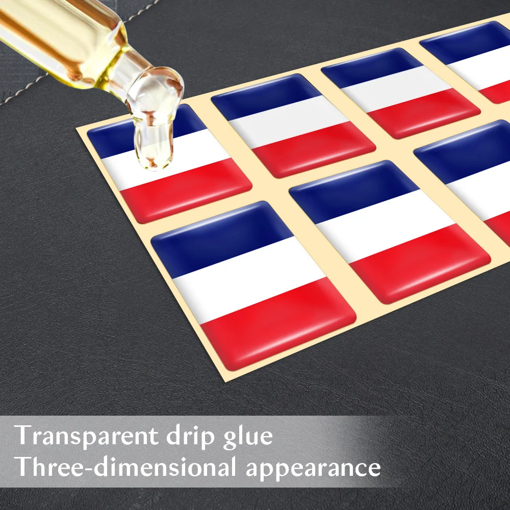 10pcs Epoxy Flags Stickers Car - đánh giá và giá Car Accessories Thailand