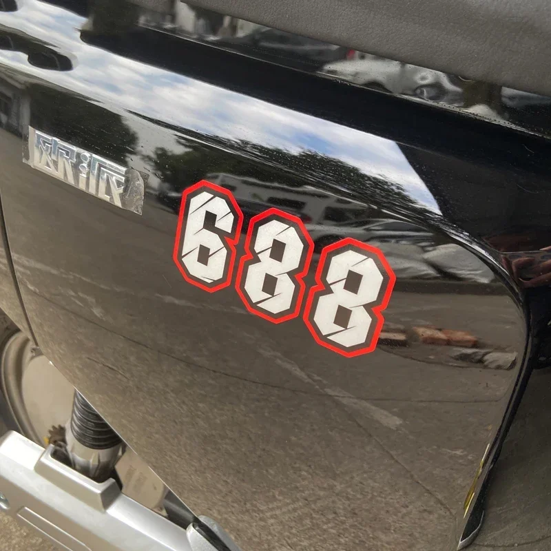 Car Sticker Racing Number 1 2  - đánh giá và giá Car Accessories Racing
