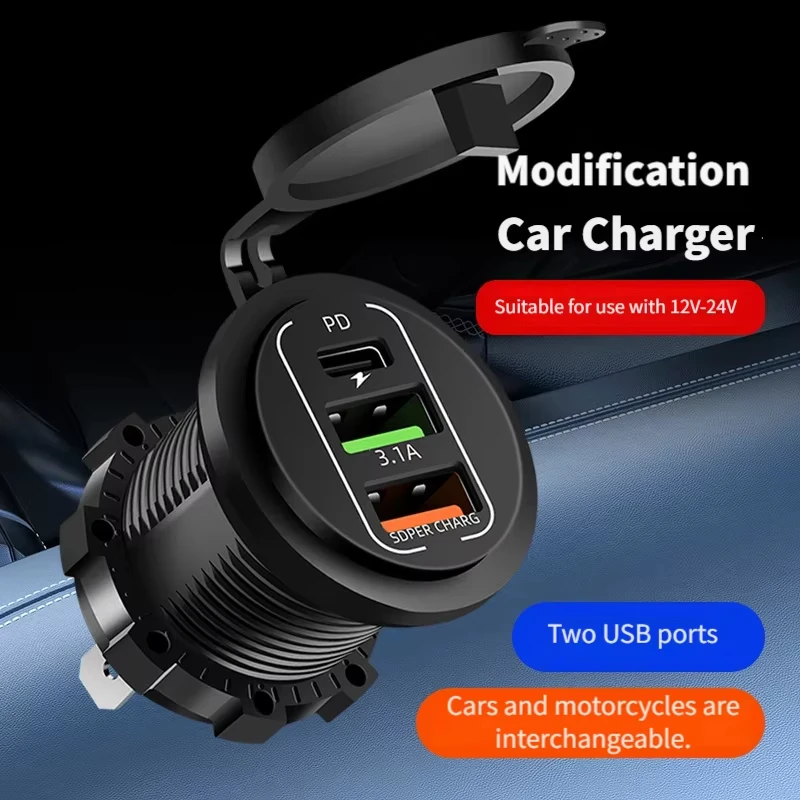NEW 3/4 Ports Dual PD Dual QC  - đánh giá và giá Car Accessories Thailand