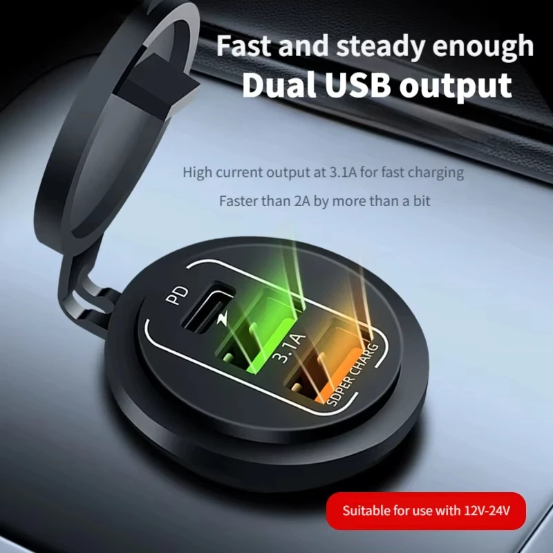 NEW 3/4 Ports Dual PD Dual QC  - đánh giá và giá Car Accessories Thailand