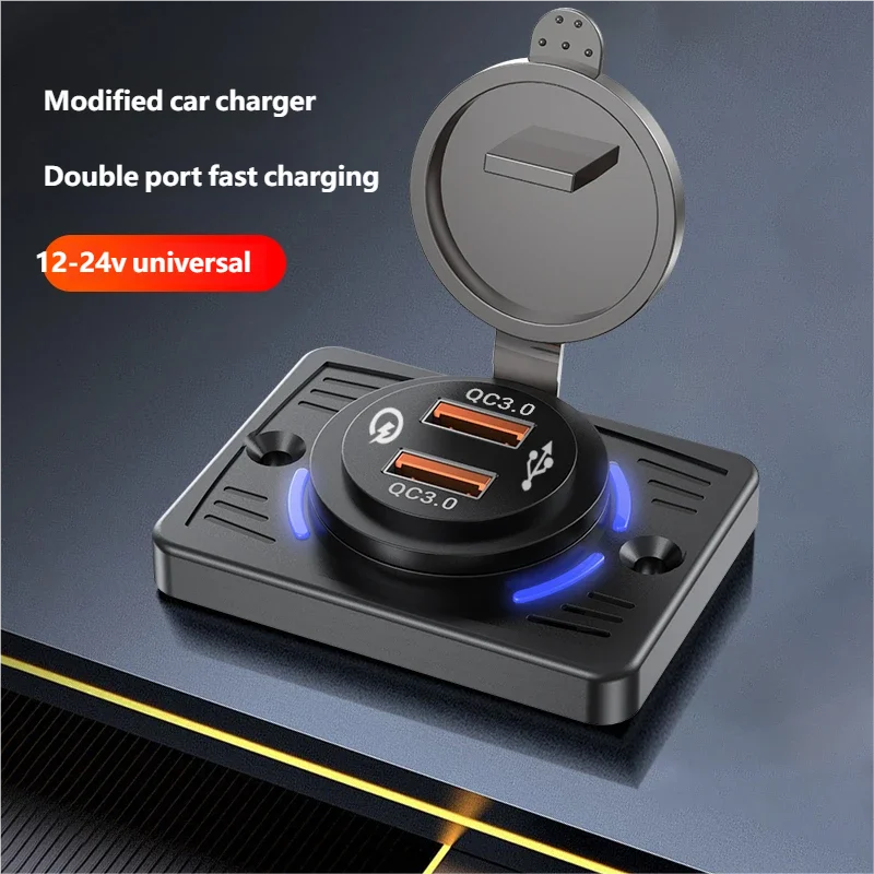 2 Ports 12V RV USB Outlet QC 1 - đánh giá và giá Car Accessories Thailand