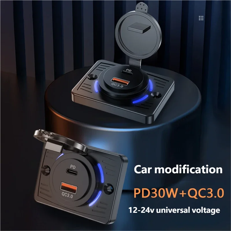 2 Ports 12V RV USB Outlet QC 1 - đánh giá và giá Car Accessories Thailand
