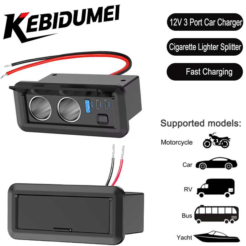 NEW 12V QC3.0 & Dual PD3.0 Car - đánh giá và giá Car Accessories Thailand