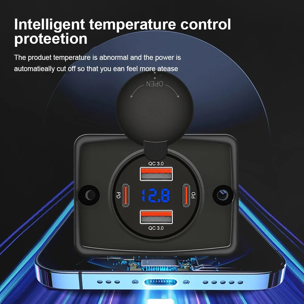 108W Car Charger Socket 12V/24 - đánh giá và giá Car Accessories Thailand