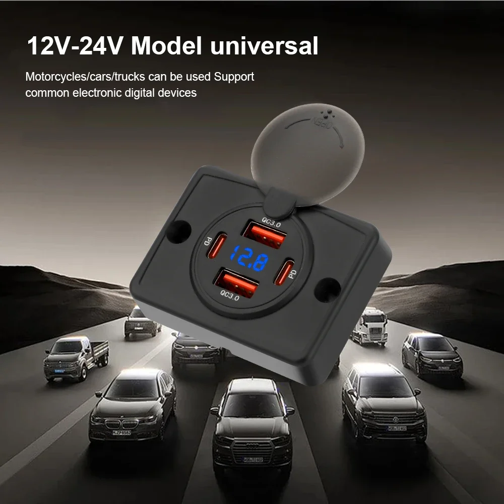 108W Car Charger Socket 12V/24 - đánh giá và giá Car Accessories Thailand